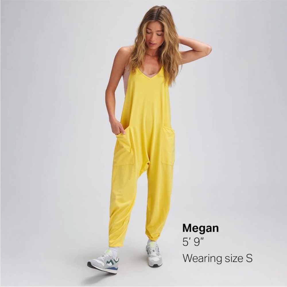 Hot Shot Onsie Free People Small Yellow
